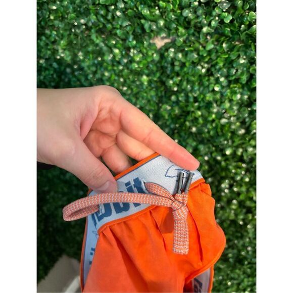 Rabbit NWT Repeats 2 Inch Shorts Lined Orange Sz Medium - Picture 3 of 4